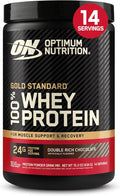 Optimum Nutrition Gold Standard 100% Whey Protein Powder Double Rich Chocolate 1 Pound (Pack of 1)