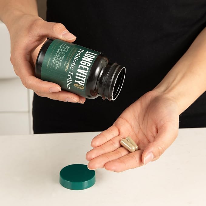 Probiotic Trillion – 1 Trillion CFU with Prebiotics Probiotics Parabiotics &amp Postbiotics – Bacillus Subtilis AB-22 – Gut Health Immune Support Glyphosate Detox – 30 Day Supply