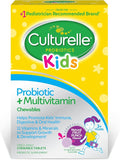 Culturelle Kids Probiotic + Complete Multivitamin Chewable For Kids Ages 3+ 30 Count Digestive Health Oral Health &amp Immune Support - With 11 Vitamins &amp Minerals including Vitamin C D3 &a
