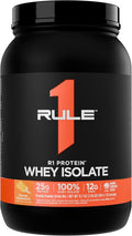 Rule 1 R1 Protein Whey Isolate - with 25g Protein &amp 6g BCAA Exclusively from Isolated &amp Hydrolyzed Sources for Workout Recovery (2 Pounds* Orange Dreamsicle)