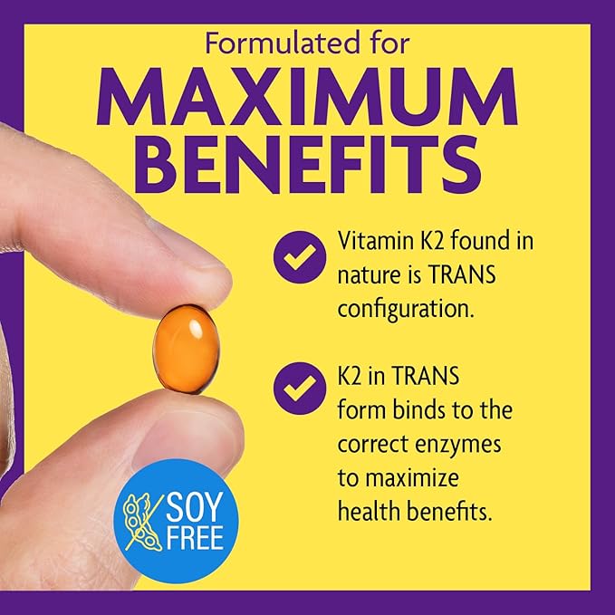 InnovixLabs Vitamin K2 &amp Triple Omega Bundle Full Spectrum Vitamin K2 (90 Softgels) Triple Strength Omega-3 Fish Oil (200 Softgels). Supports Healthy Bones Arteries and Joints. *