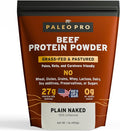 PaleoPro Protein Powder Grass-Fed Pastured Cage-Free Protein | Gluten &amp Dairy Free. No Sugar Soy Grains or Net Carbs | Paleo &amp Keto Friendly - 15 Servings (16 oz Plain)