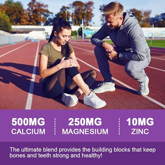 (2 Pack) Sugar Free Calcium Magnesium Zinc Gummies Calcium Magnesium 2:1 Contains Magnesium Glycinate Vitamin D3 Sea Moss for Bones Muscles Calm Mood &amp Sleep Support Vegan 120 Gummies