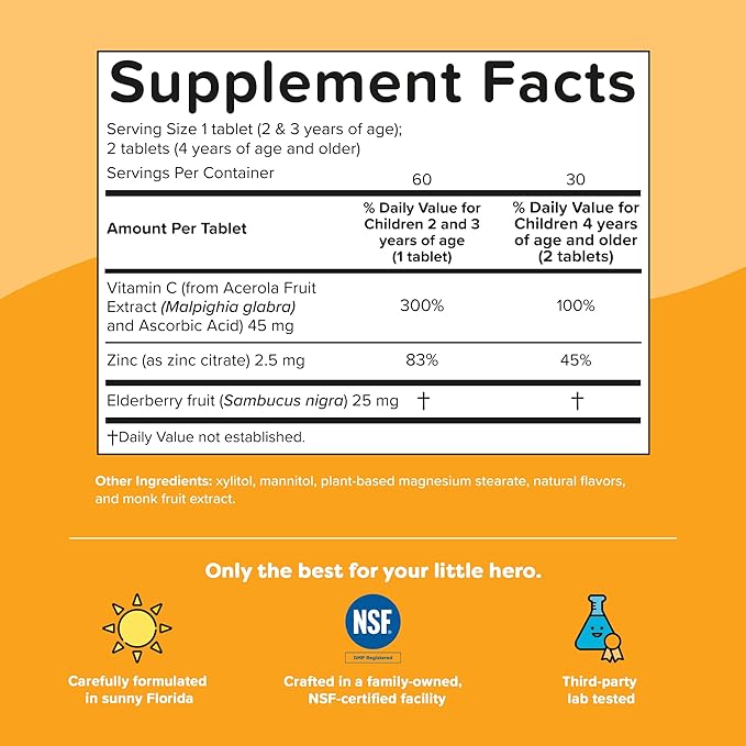 Renzo's Vitamins Immunity Builder Bundle - Vitamin C with Elderberry &amp Zinc for Immune Support Picky Eater Kids Multivitamin and Vitamin D3