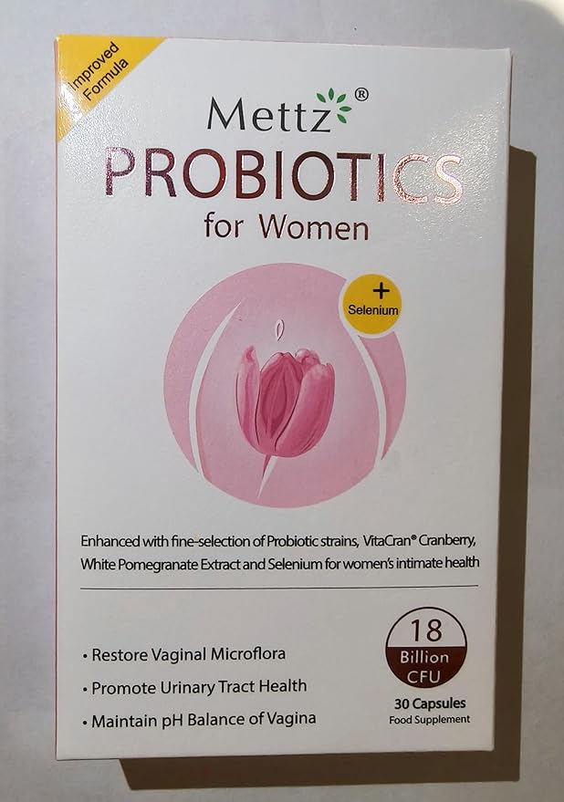 Vaginal Women Probiotic pH Balance with Prebiotics &amp Lactobacillus Probiotic Blend - Women's Vaginal Health Supplement - Promote Healthy Vaginal Odor &amp Vaginal Flora 30 Capsules