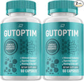 Gutoptim Advanced Probiotic Capsules Gutoptim Probiotics Support for Digestive Health Pills Gutoptim Reviews Gut Supplement &amp Digestive Support (2 Pack - 120 Capsules)