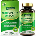 Nerve Savior for Neuropathy Nerve Health Support with 600mg Alpha Lipoic Acid Benfotiamine &amp B12 Comprehensive Formula for Peripheral Comfort in Hands Feet Legs Back &amp Neck 120 Capsules