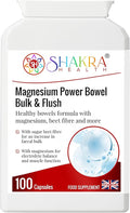 Magnesium Power Bulk &amp Flush. A Magnesium Based Formula to Support Long-Term Bowel Hydration Health &amp Removal of Colonic Plaque | Shakra Health