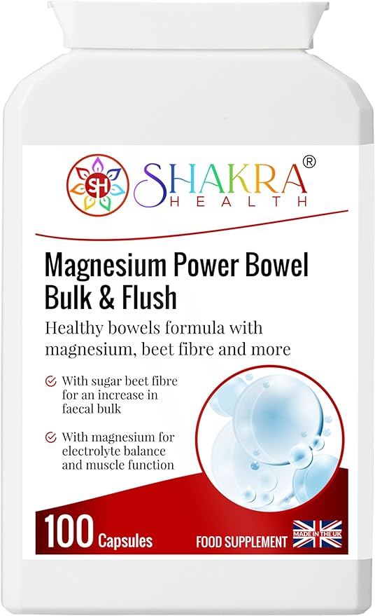 Magnesium Power Bulk &amp Flush. A Magnesium Based Formula to Support Long-Term Bowel Hydration Health &amp Removal of Colonic Plaque | Shakra Health