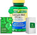 Calcium 600mg Plus Vitamin D3 150 Mini Softgels with Exclusive Vitamins &amp Minerals - A to Z - Better Ligth&ampSpring Guide