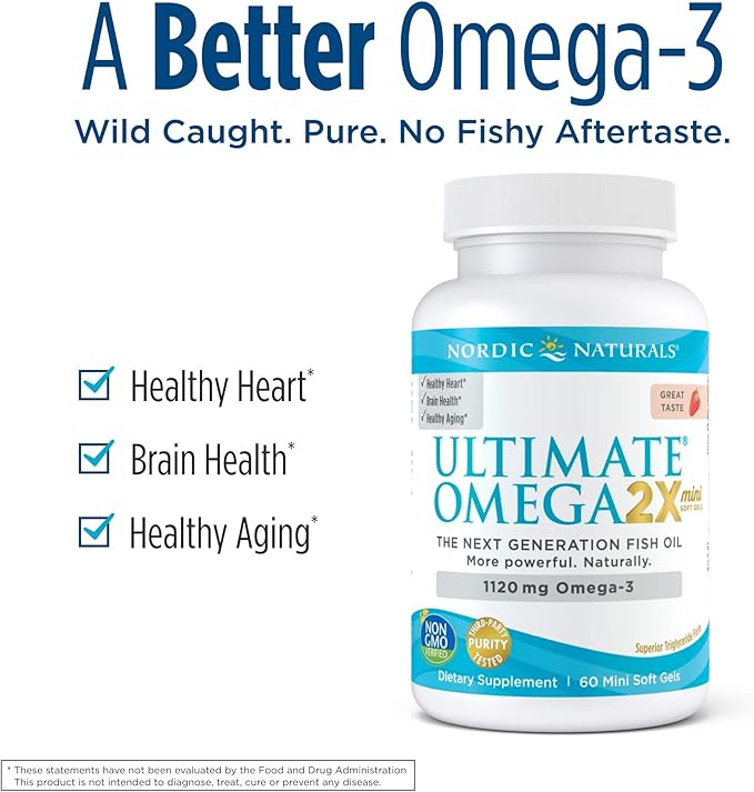 NORDIC NATURALS Ultimate Omega Minis 60 CT
