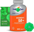 Women's 50+ Multivitamin 300 Tablets with Bundle Exclusive Vitamins &amp Minerals - A to Z - Better Ligth&ampSpring Guide + Weekly Pill Organizer (3 Items)