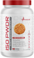 Metabolic Nutrition Whey Protein Isolate ISO PWDR Peanut Butter Cookie 1.54lb 23 Servings 26g Protein Fast Digesting Zero Carbs Delicious Flavor Very Low Carbs &amp Fat Zero Lactose