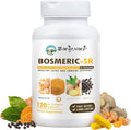 Joint Immune Support Supplement Patented Blend Turmeric Curcumin C3 Complex with Black Pepper Boswellia PS Extract &amp Ginger Fast-Acting 20 minutes 8-Hour Sustained Release 120 Caplets - Sanje