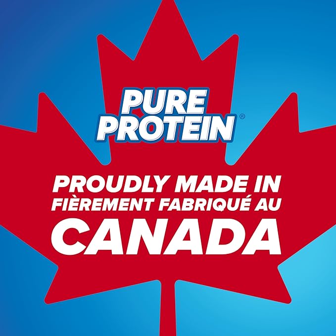 Pure Protein Bars Non-Gmo Lemon Cake Flavor Value Pack 50g 6 count Box Imported from Canada)