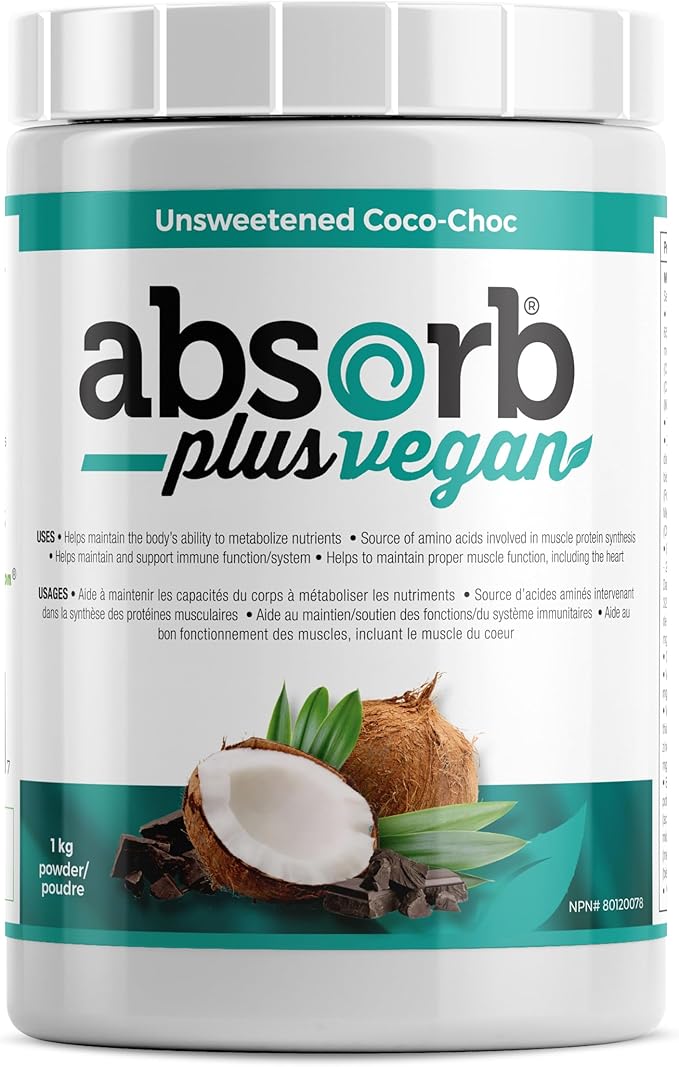 Vegan Isolate Protein - Gut Health Nutritional Support Natural Ingredients Non-GMO Gluten-Free Organic Sprouted Rice Protein (2.2 lbs Unsweetened Coco-Choc)