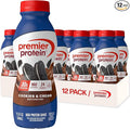 Premier Protein Shake Cookies &amp Cream 30g Protein No Added Sugar 24 Vitamins &amp Minerals to Support Immune Health 11.5 fl oz 12 Pack