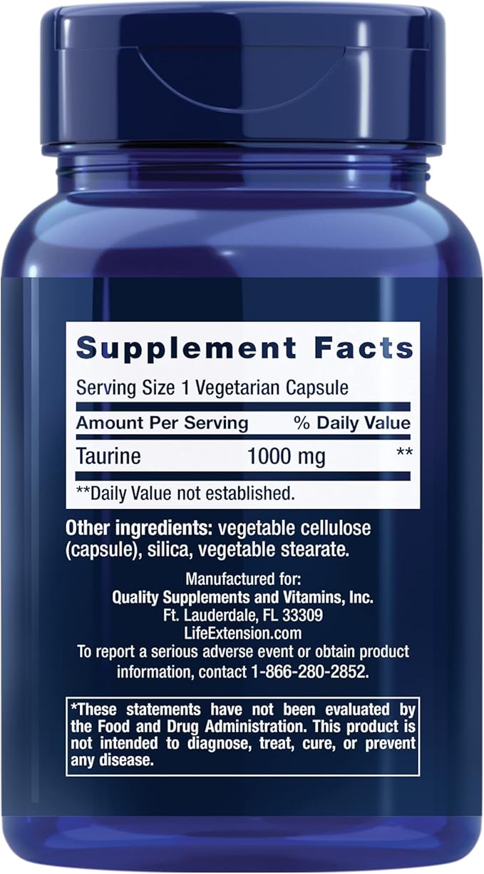 Life Extension Super Ubiquinol CoQ10 100mg PQQ Shilajit Plus Taurine 1000mg Heart Liver Brain Cellular Energy Support