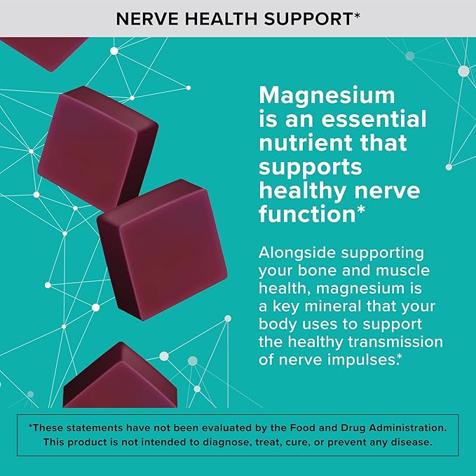 Qunol Magnesium Citrate Soft Chews 350mg Extra Strength Magnesium Supplement High Absorption to Support Nerve Bone and Muscle Health 90 Count (Pack of 2)