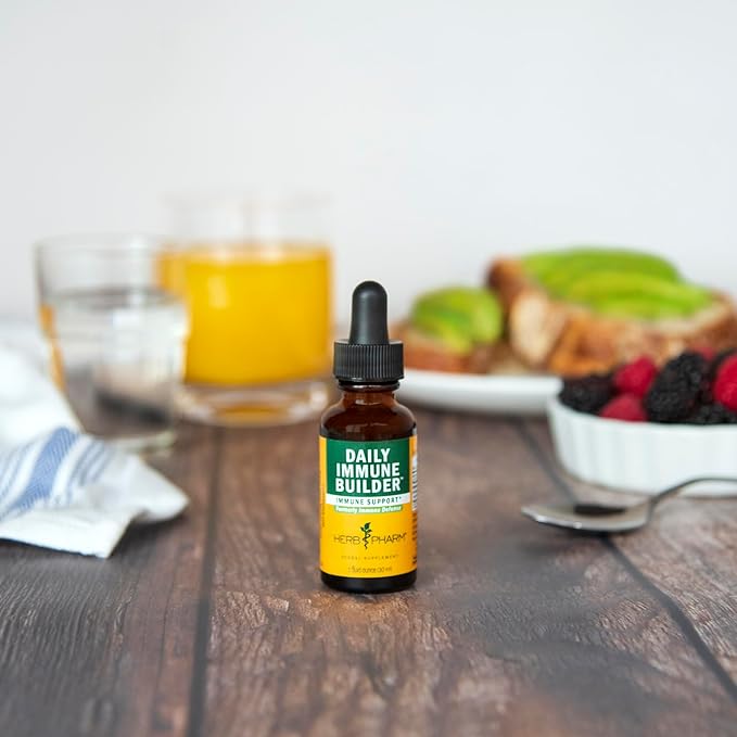 Herb Pharm Daily Immune Builder Herbal Immune System Defense - 2 Ounce