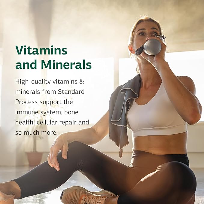 Standard Process Calcium Lactate Bone &amp Immune Health Dietary Support - Vegan Gluten-Free Non-Dairy Non-Soy &amp Non-Grain - Bone Joint &amp Health Support - 180 Tablets