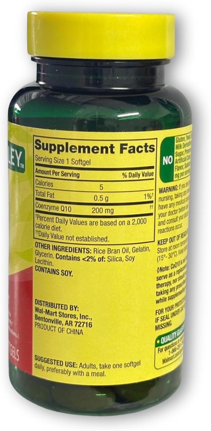 Coq10 200mg- Rapid Release 60 softgels (Pack of 1) Boxed by Fusion Shop Store