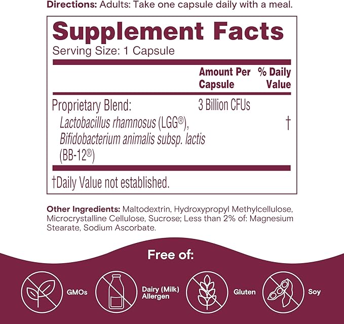 Phillips' Colon Health Daily Probiotic Capsules4-in-1 Symptom Defense to Help Defend Against Occasional GasBloatingConstipationand DiarrheaDaily Supplement90 Count (Pack of 2)