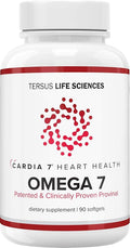 Heart Health Omega 7 - Containing Patented Provinal Purified Omega 7 Fatty Acids - No Fish Smell or Burp-Back - 90ct Soft Gels