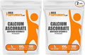 BulkSupplements.com Calcium Ascorbate Powder - Buffered Vitamin C Calcium Supplement Powder Vitamin C Supplement - Gluten Free 1000mg per Serving 100 Servings 100g (3.5 oz) (Pack of 2)