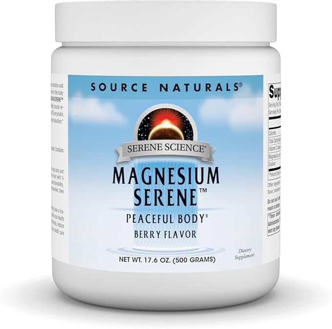 Source Naturals Serene Science Magnesium Serene Peaceful Body - Berry Flavored - 17.6 Ounces