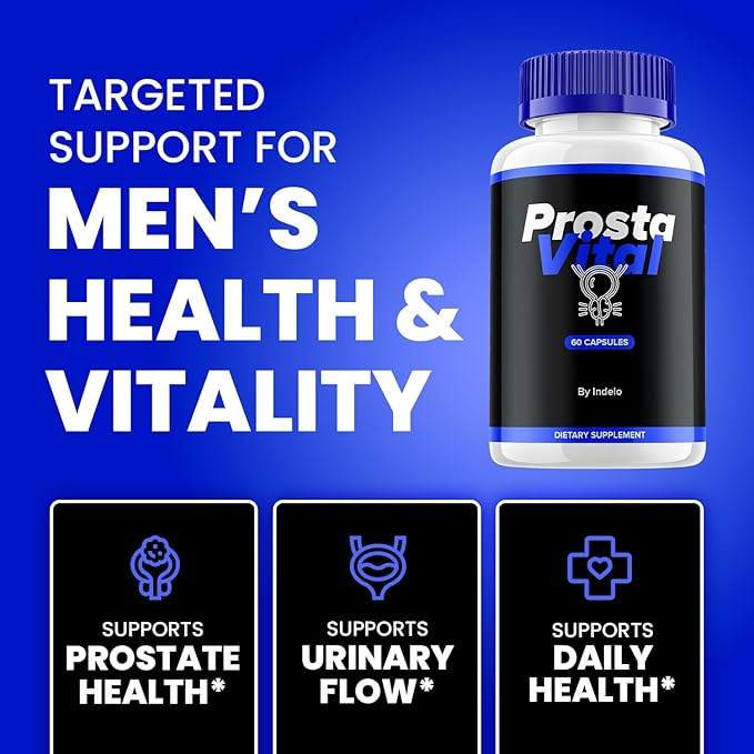 ProstaVital Capsules – Advanced Formula Supplements for Overall Wellness Support (60 Capsules)