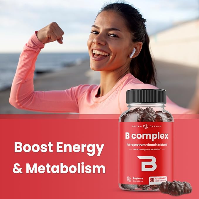 NutraChamps Biotin &amp B Complex Gummies