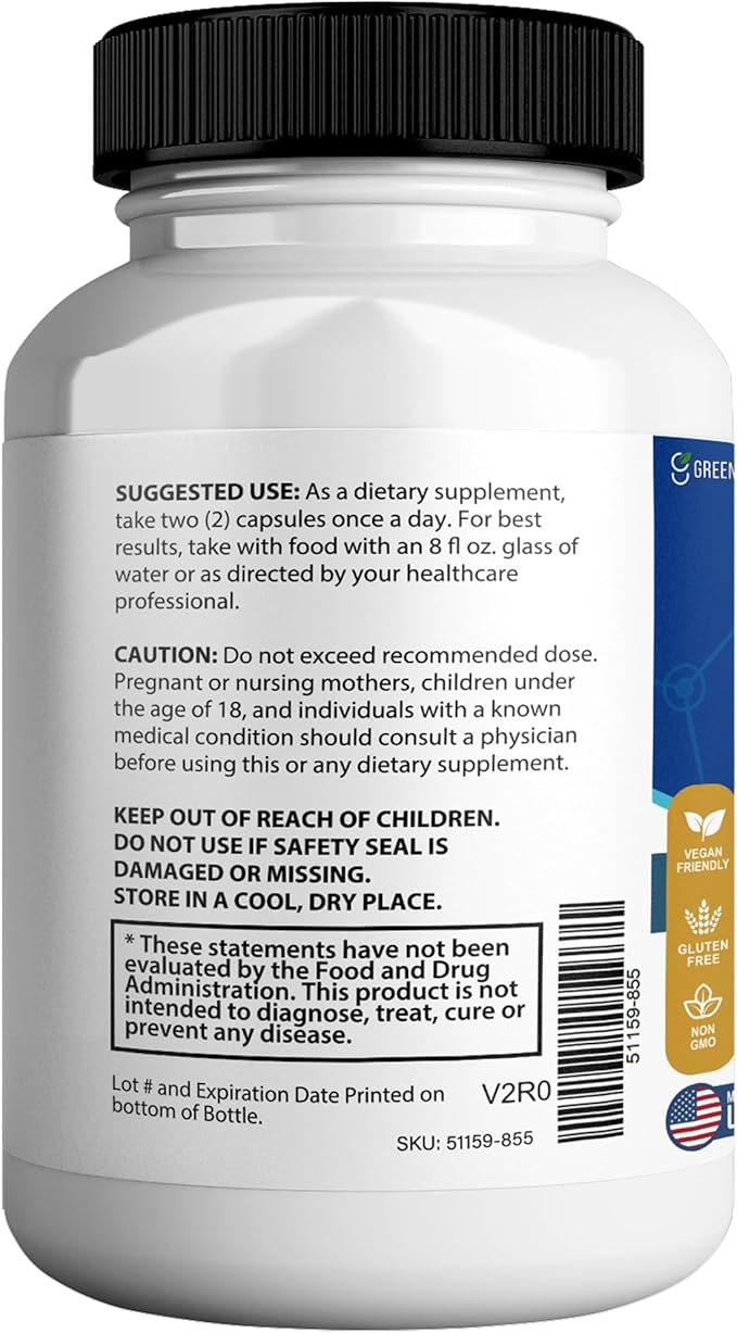Nerve Sync MAX Supplement 60 Capsules Vegan Friendly with Essential Vitamins &amp Minerals for Nerve Health. (5)