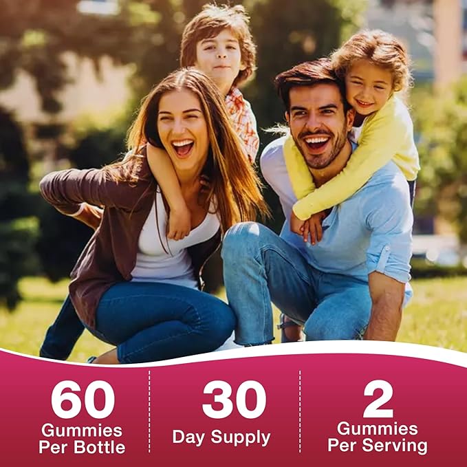 Calcium Citrate Gummies 1200mg - Sugar-Free Chewable Supplement for Women &amp Men with Bone Muscle &amp Immune Support - Raspberry Flavor 120 Count