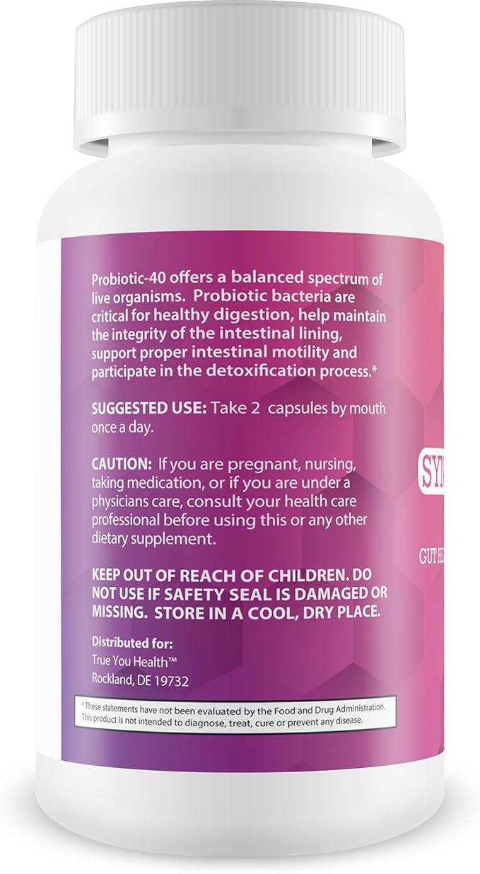 Synbiotic Pro - Our Best Daily Synbiotic Probiotics &amp Prebiotic - Gut Health - GI Synbiotics Probiotics - Pro Synbiotic Probiotic Plus Prebiotic &amp Immune Support Vitamins - Synbiotics for Wome