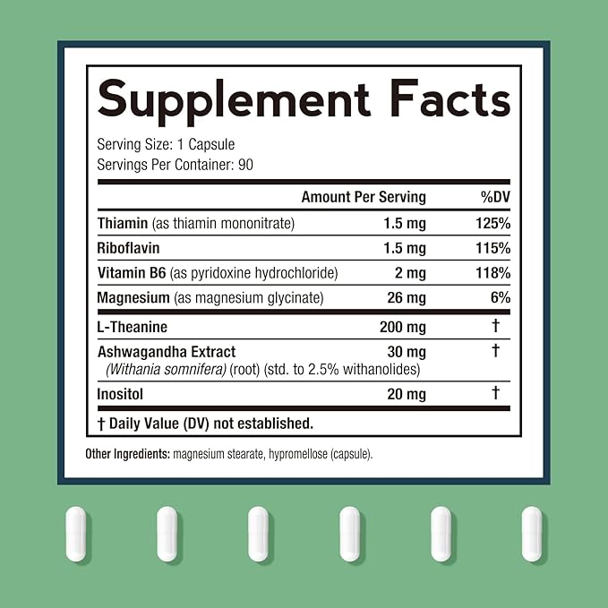 Doctor's Recipes Women’s Probiotic &amp L-Theanine 200 mg