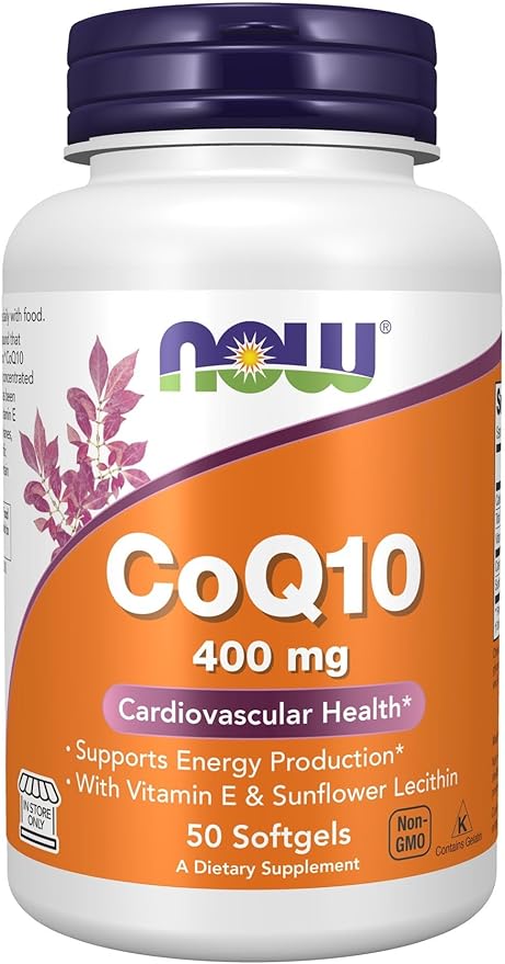 Now Foods CoQ10 400mg 50 Softgel