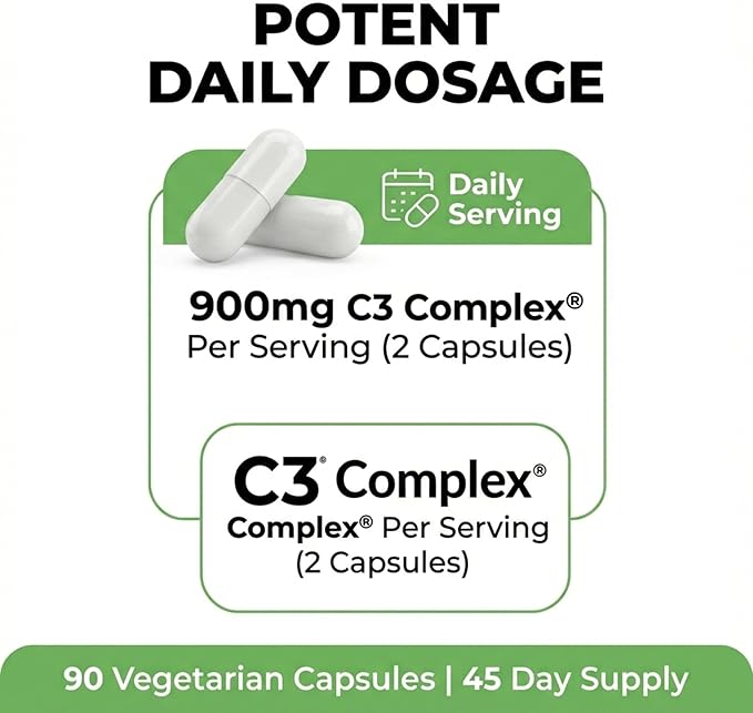 NATURE'S ABILITY Curcumin Formula Triple Strength - 900mg Curcumin C3 Complex with BioPerine Black Pepper for High Absorption - 90 Vegetarian Capsules