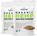 Earth Circle Organics Organic Hemp Protein Powder Lab Tested 100% Gluten Free Plant Based &amp Vegan Raw Protein Powder - Perfect for Keto Meal Replacement Shakes Pre &amp Post Workout (8oz Pac