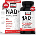 FORCE FACTOR NAD+ (NMN or Nicotinamide Riboside Alternative) with Resveratrol Astaxanthin Spermidine &amp Luteolin Complex NAD to Support Cellular Health &amp Healthy Aging 60 Capsules
