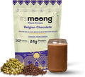 It's Moong Mung Bean &amp Brown Rice Isolate Plant Protein 24gms per Serve 4.7gms BCAA Belgian Chocolate 500gms Sprouted Plant Based Protein Easy on the Gut Easy Digestibility
