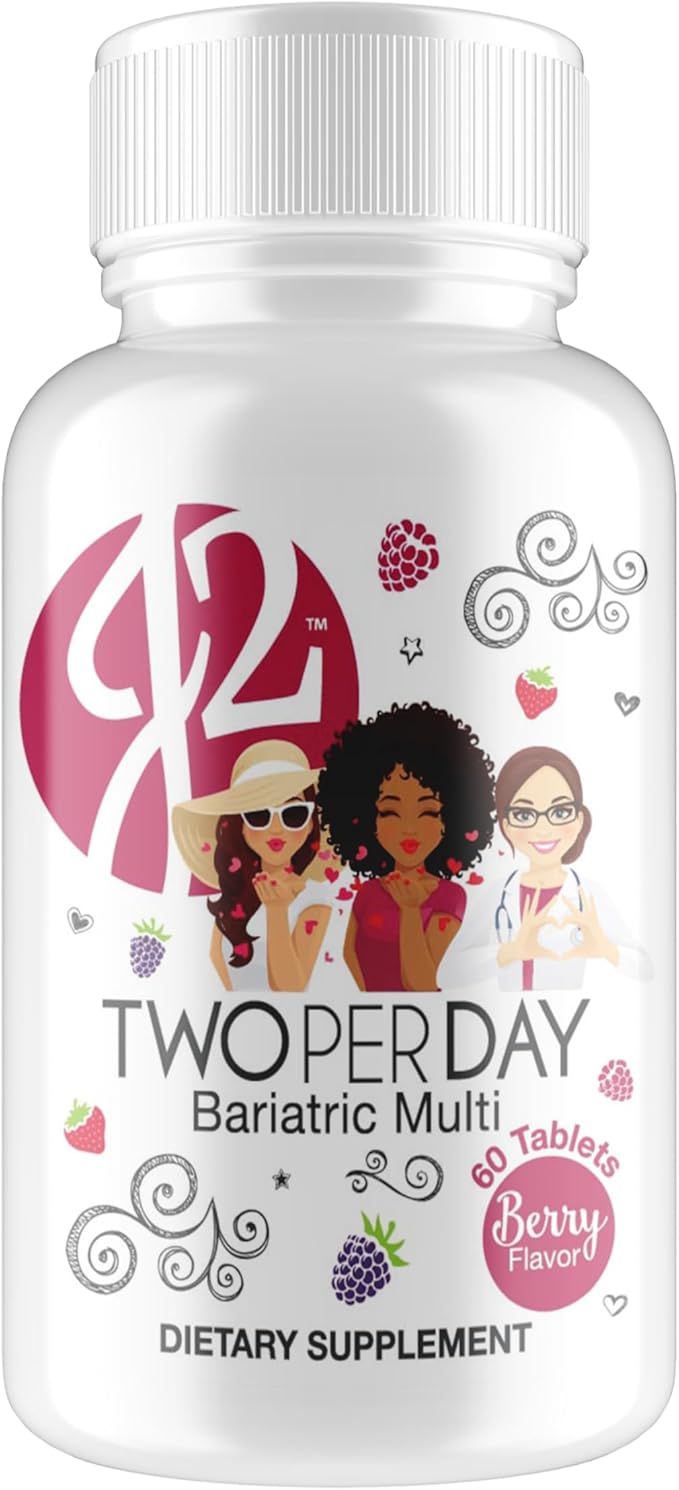 Bariatric Eating J2 Two per Day Multivitamin Chewable Berry Tablets (30-Day Supply)