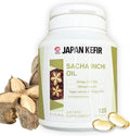 Sacha Inchi Oil Supplment 1000 mg Serving - Vegan Source of Pure Omega 3 6 9 Oils - for Supporting General Wellness Brain Function and Anti-Oxidation - 2 Month Supply
