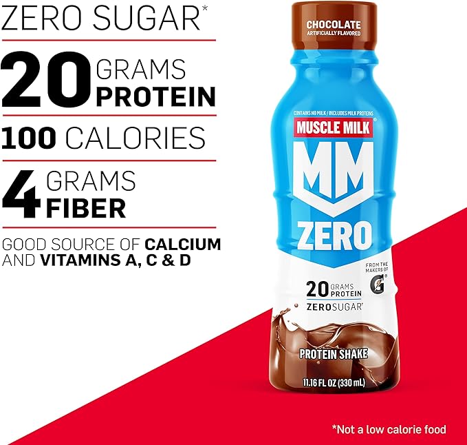 Muscle Milk Zero Protein Shake &amp Pro Advanced Nutrition Protein Shake