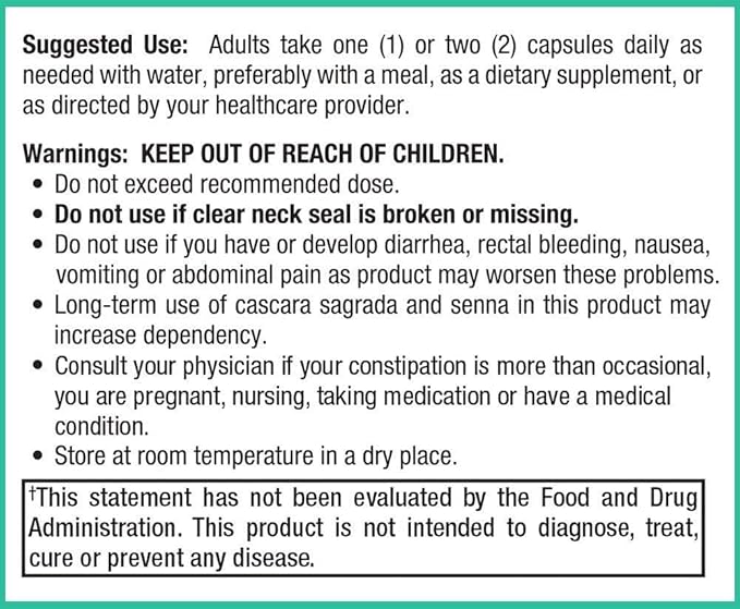 Peak Pure &amp Natural Colon Support - Colon Cleanse and Detox Supplement for Digestive Health - Gut Health Support with Inulin and Senna Leaf Extracts - with Fiber Prebiotics and Probiotics - 3 Pa