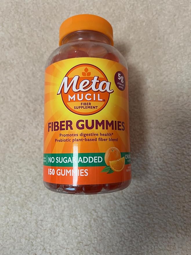 Meta Mucil Fiber Supplement Gummies 150 Count