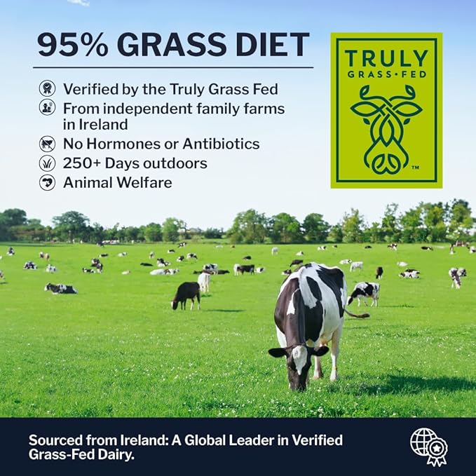 Opportuniteas Grass Fed Coffee Whey Protein Isolate Powder - 27g Protein Powder Without Artificial Sweeteners 60mg Caffeine Hormone-Free Cows - 5lb
