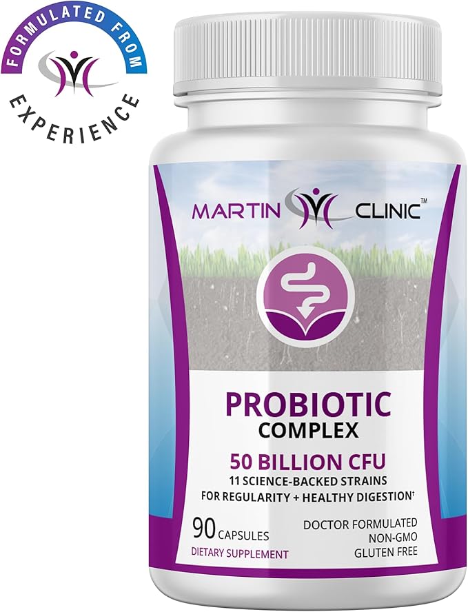 Probiotic for Gut Health &amp Immune Support — Daily Digestive Balance Bloating Relief &amp Better Nutrient Absorption — 60 Capsules