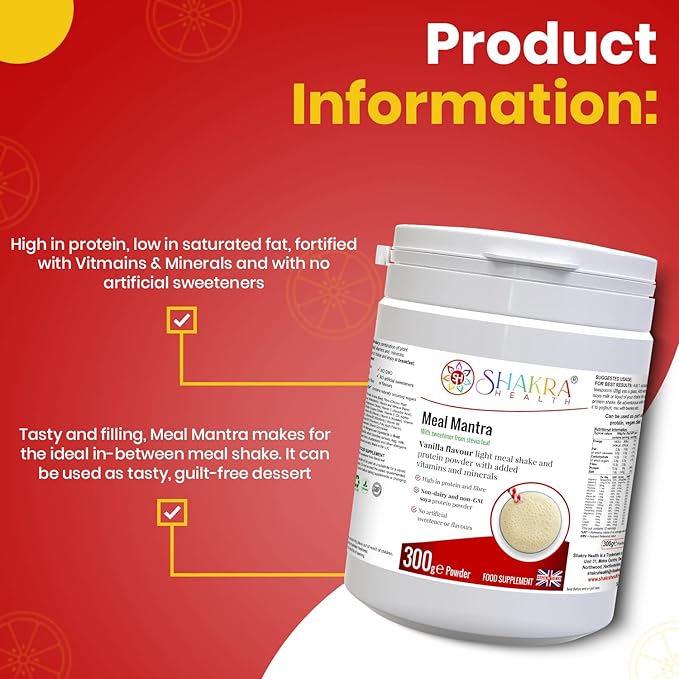Meal Mantra Vanilla Vegan Isolate Protein Workout Powder Drink for Gym &amp Training. Build Muscle &amp Get Toned | Spiritually Aligned Supplements. Shakra Health