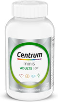 Centrum Minis Silver Multivitamin for Adults 50 Plus Multimineral Supplement Vitamin D3 B-Vitamins Gluten Free Non-GMO Ingredients Supports Memory and Cognition in Older Adults - 320 Ct